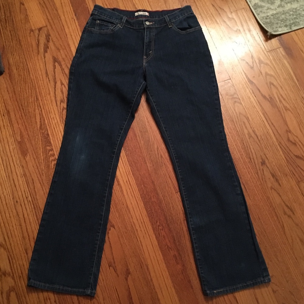 Levi’s 550 relaxed bootcut denim jeans dark wash